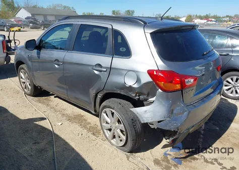 2015 Mitsubishi Outlander Sport Gt из США, поврежденный, VIN 4A4AR4AW9FE058665